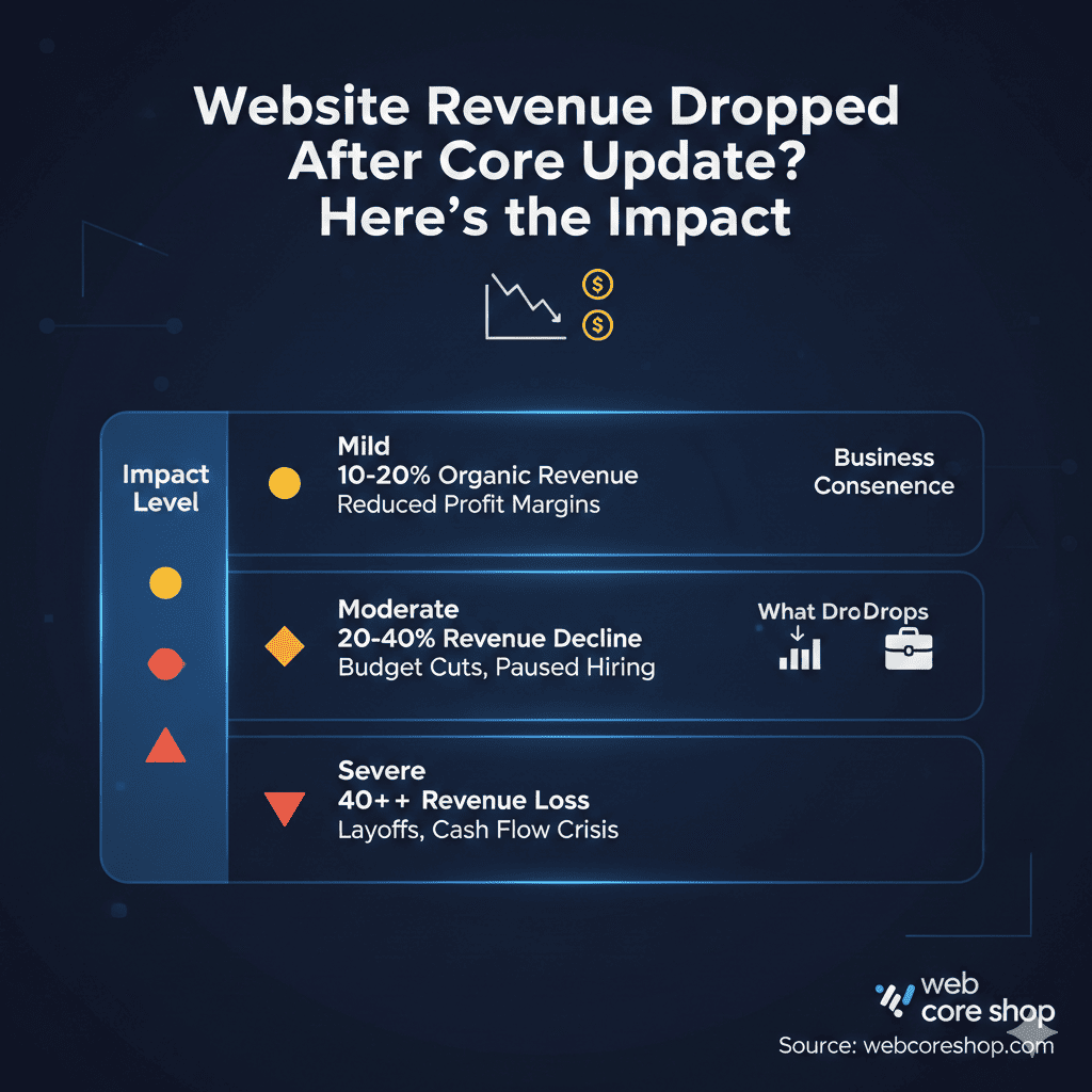 Each Google core update recalibrates ranking systems, reshuffles visibility, and indirectly reshapes revenue streams across organic,