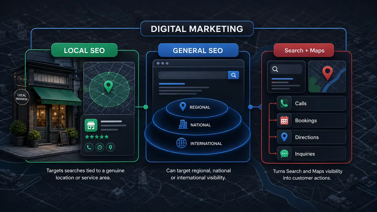 What Is Local SEO vs SEO?