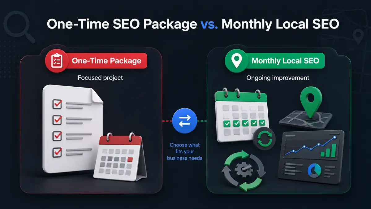 one-time-seo-package-vs-monthly-local-seo-under-100kb