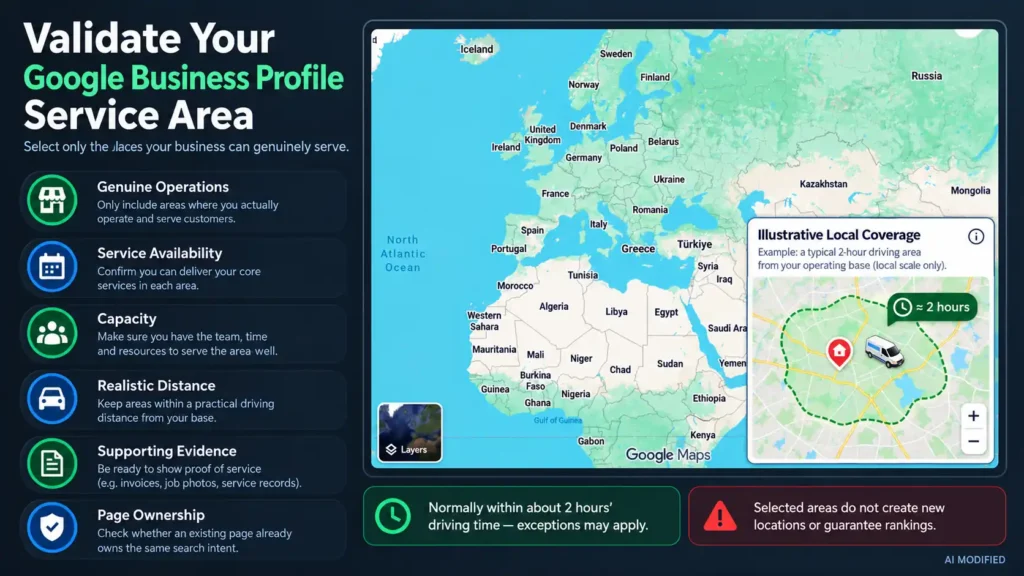 Google Business Profile Service Area