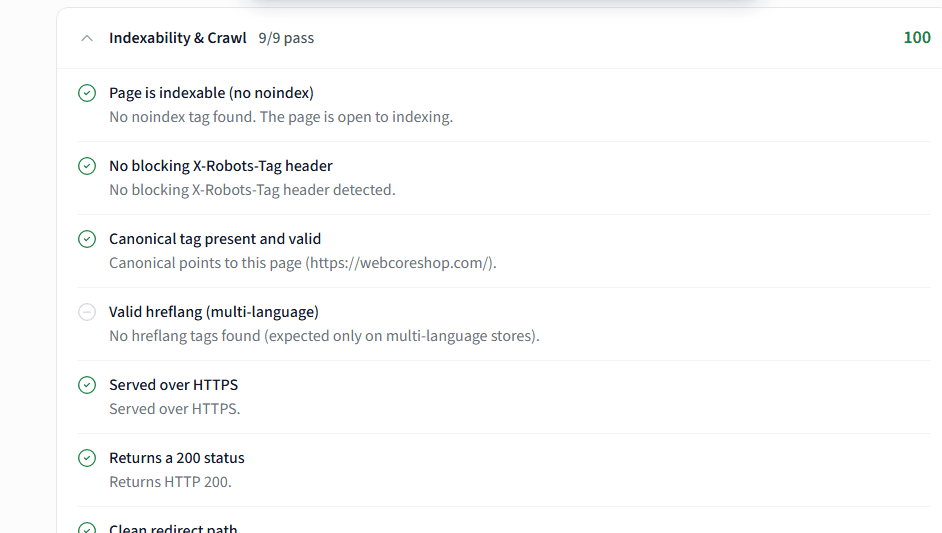 woocommerce technical seo audit